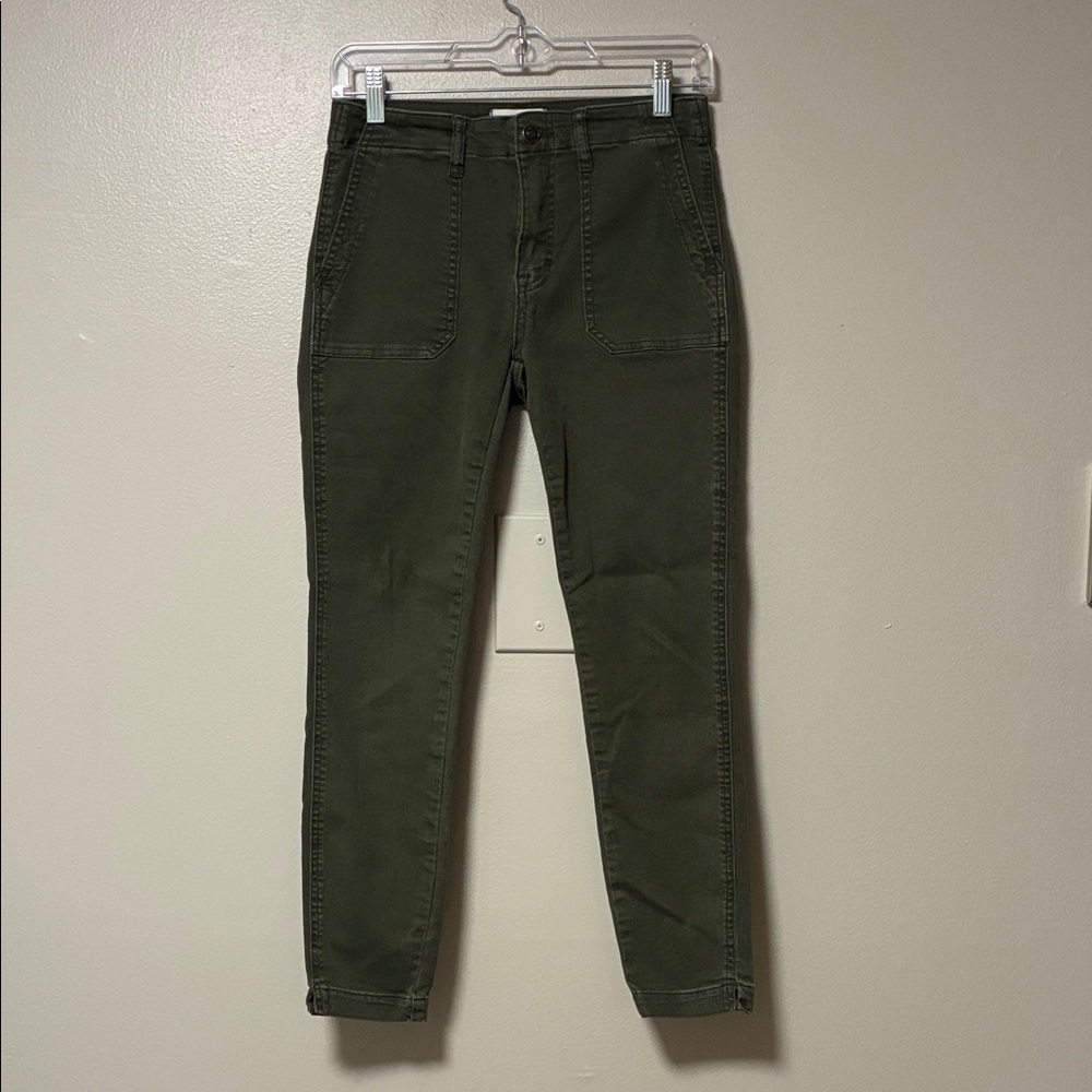 Olive Skinny Pants